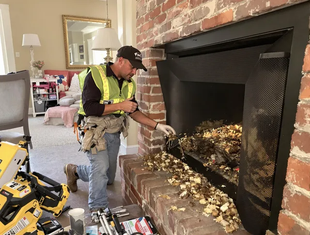 Safe screening installation by Powell Chimney Sweep in Powell, OH