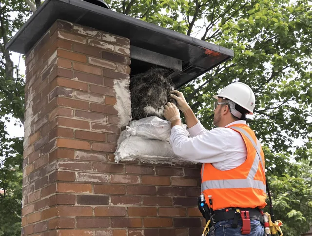 Humane removal of debris and animals by Powell Chimney Sweep in Powell, OH