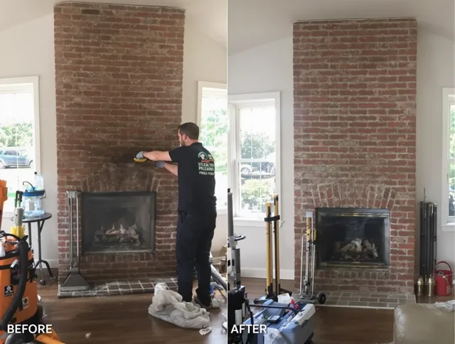 Finished chimney sweeping service by Powell Chimney Sweep in Powell, OH