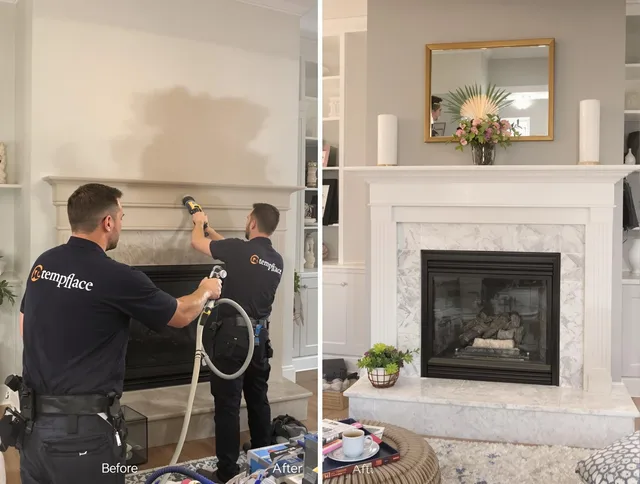 Professional soot removal by Powell Chimney Sweep team in Powell, OH